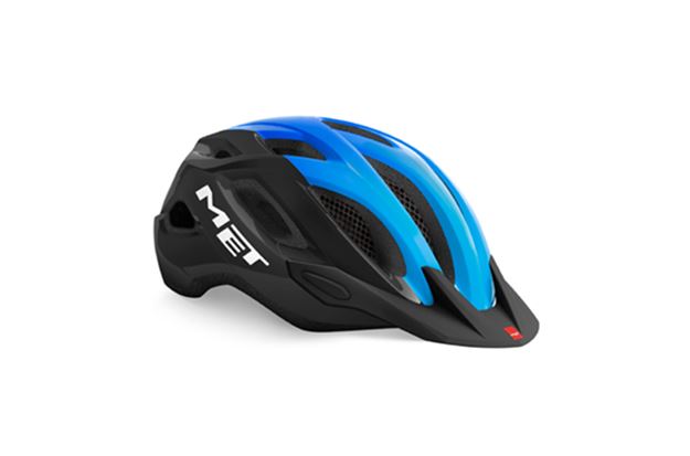 Picture of MET CROSSOVER CE BLACK CYAN